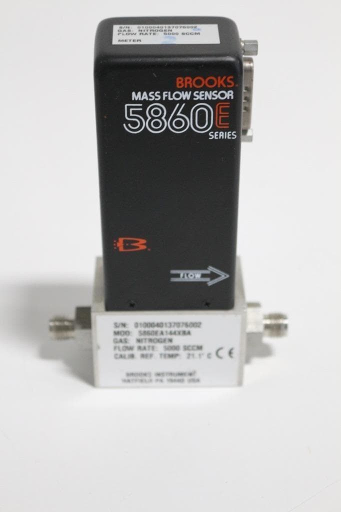 Brooks Instrument 5860EA144XBA Mass Flow Sensor, Nitrogen, 5000 SCCM