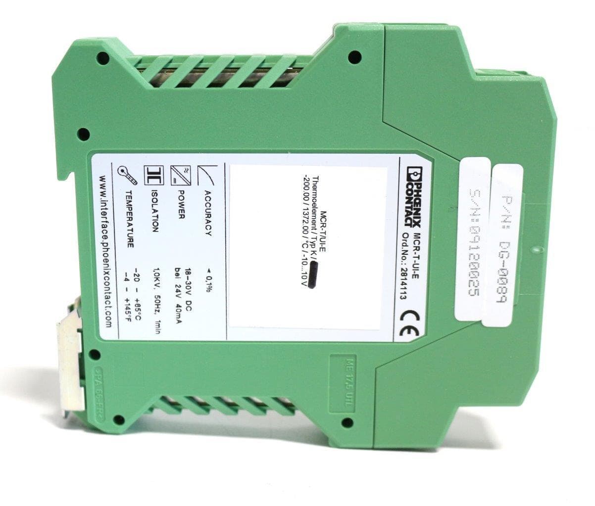 Phoenix Contact MCR-T-UI-E Temperature Measuring Transducer