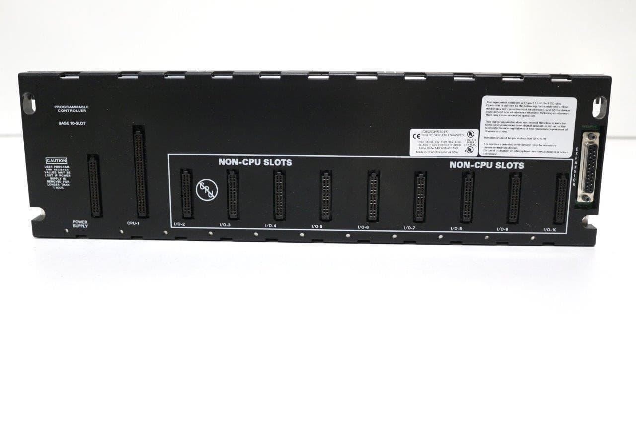 GE Fanuc IC693CHS391K 10 Slot Base EMI Enchanced