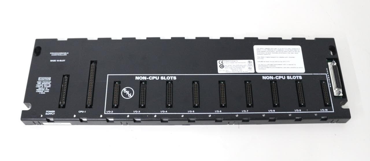 GE Fanuc IC693CHS391N I/O Rack, 10 Slots Automation Expansion Baseplate