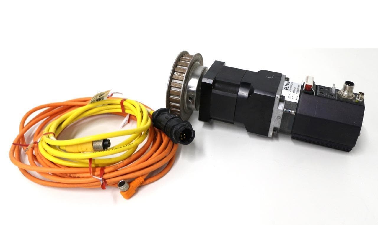 GE Fanuc, Bayside 74506215/0009, IC800MCUB12160XD, PX23-005-LB Motor w/ Gearhead