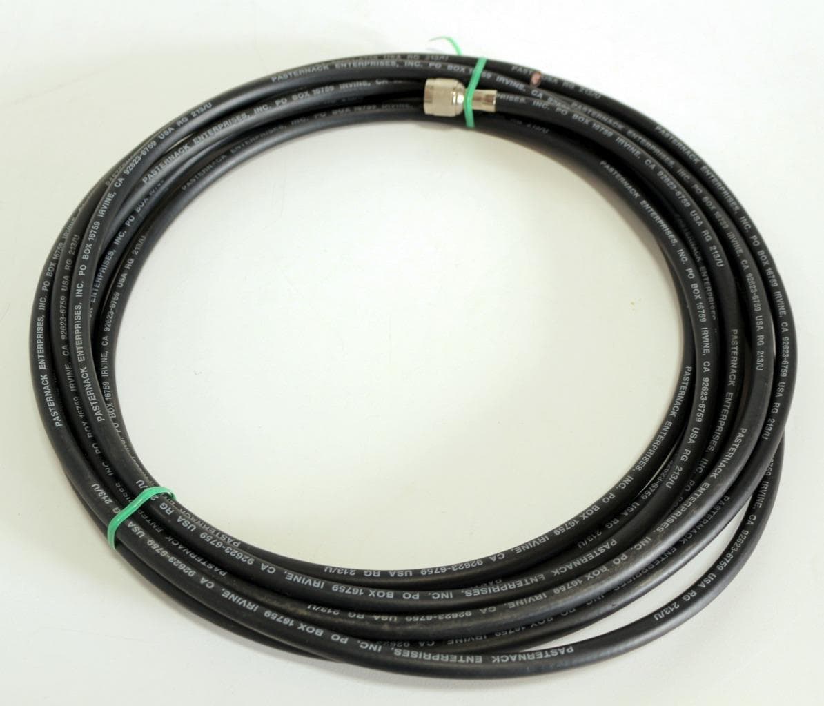 Pasternack RG 213/U 24 Ft Coaxial Cable with (1) N Type Male Connector
