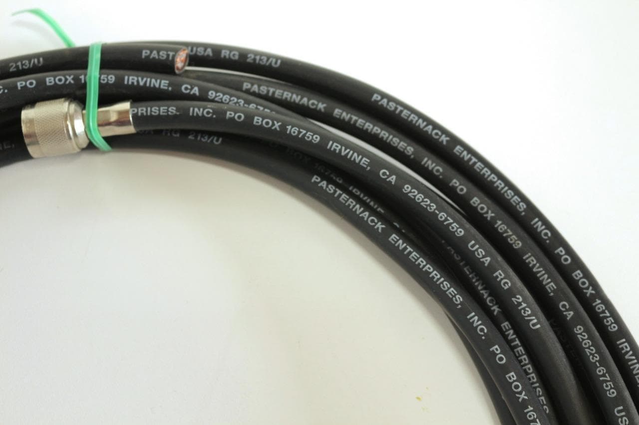 Pasternack RG 213/U 24 Ft Coaxial Cable with (1) N Type Male Connector