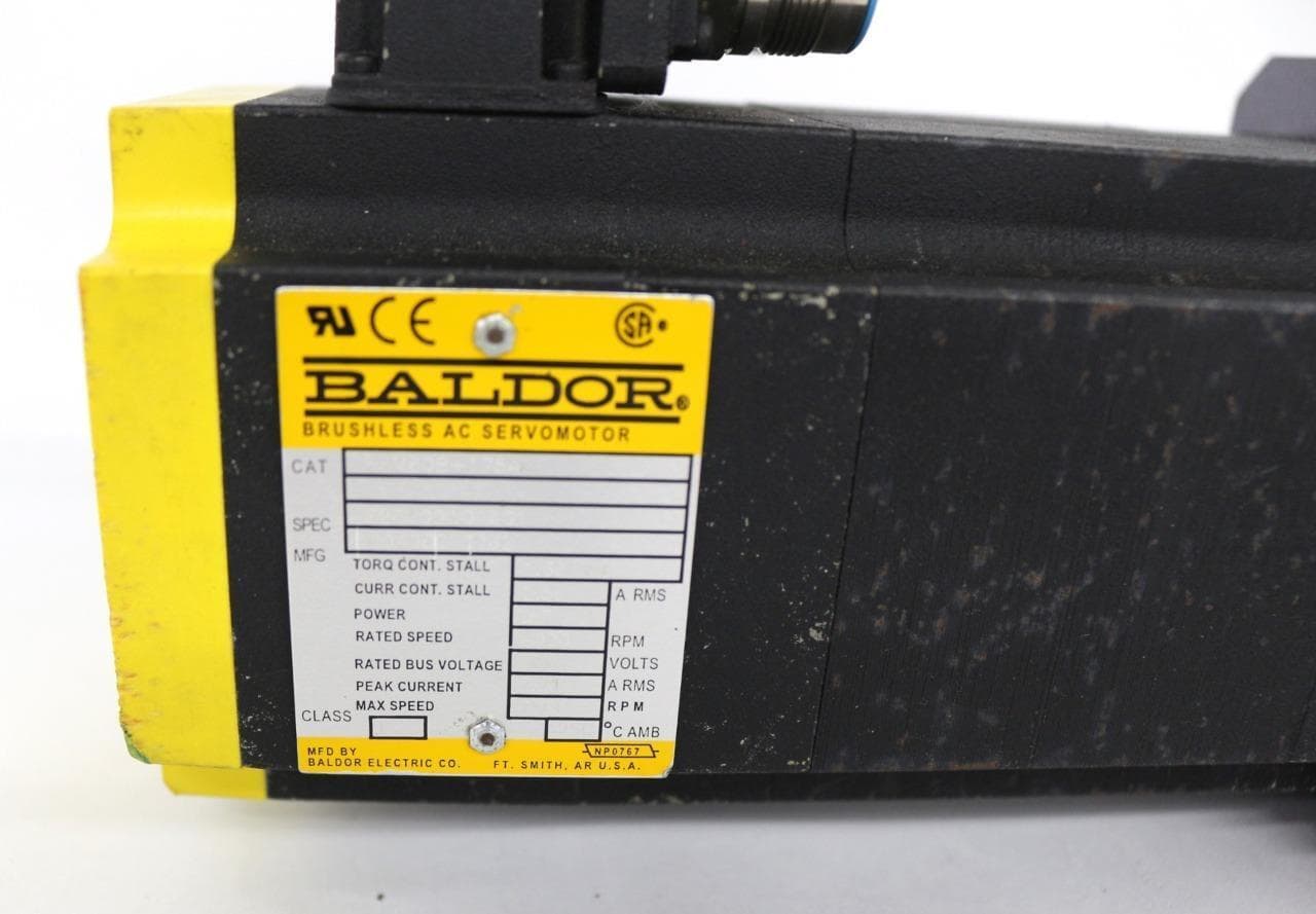 Baldor, Bayside BSM80B-175AA, PS115-010-LH Brushless AC Servo Motor w/ Gearhead