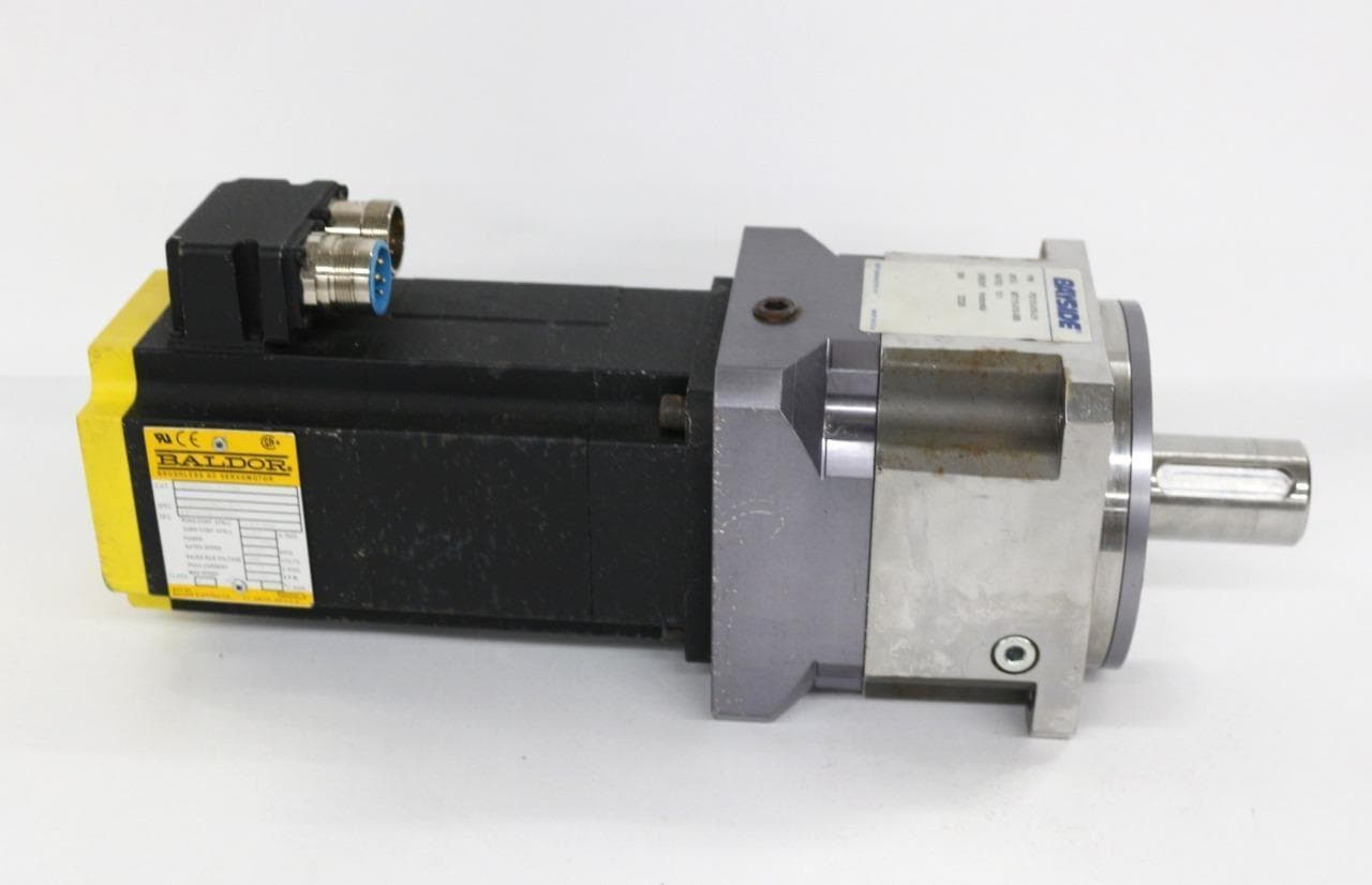 Baldor, Bayside BSM80B-175AA, PS115-010-LH Brushless AC Servo Motor w/ Gearhead