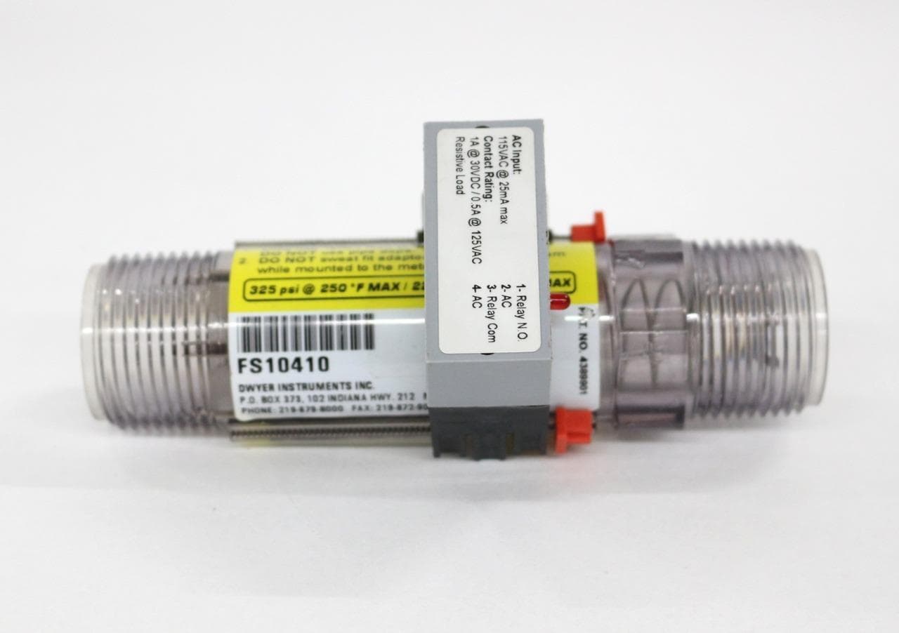 Dwyer Instruments Inc. FS10410 Series FS Flowmeter with Flow Limit Switch