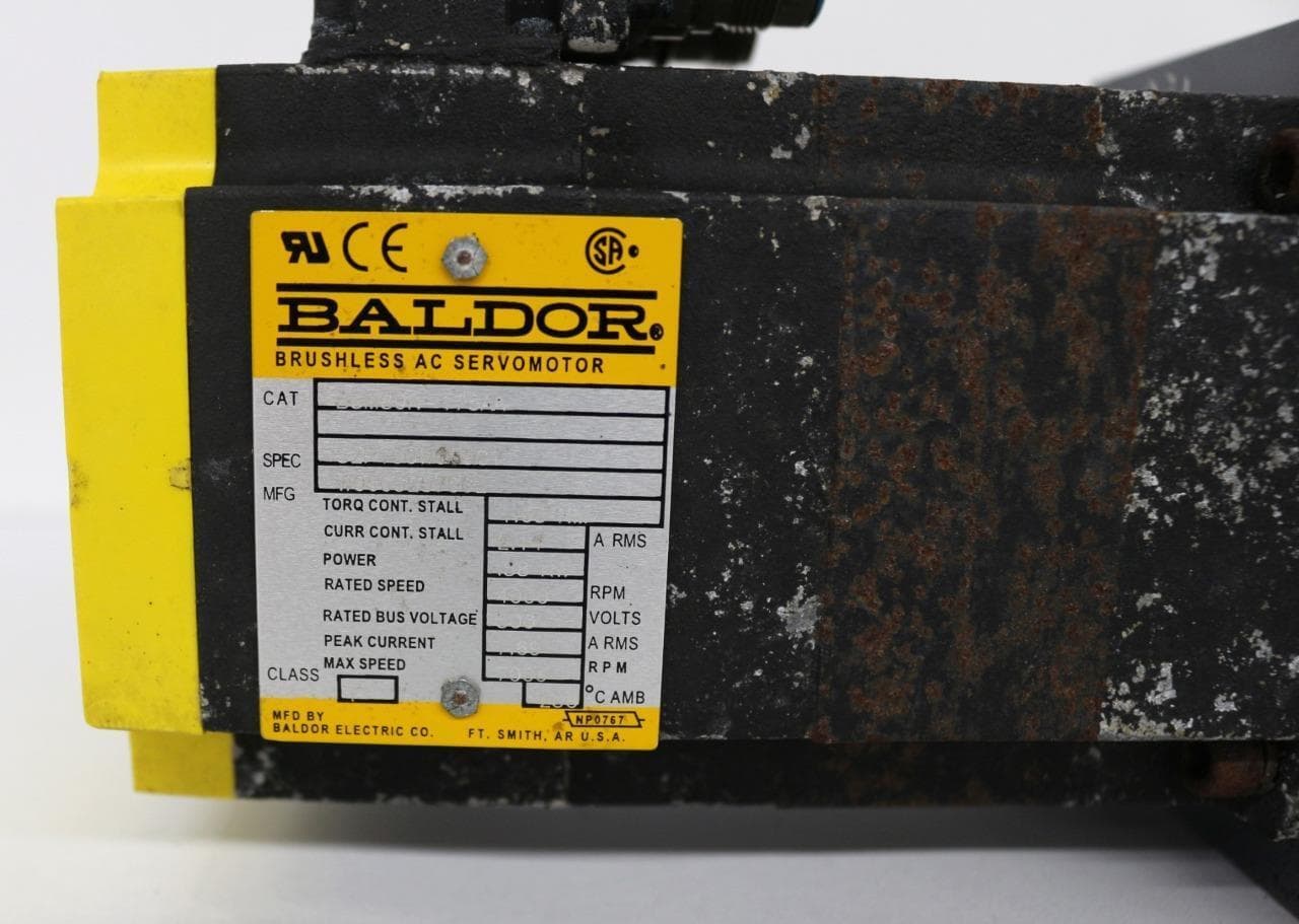 Baldor, Bayside, Parker BSM80N-175AA, PX115-010 AC Servo Motor w/ Gearhead