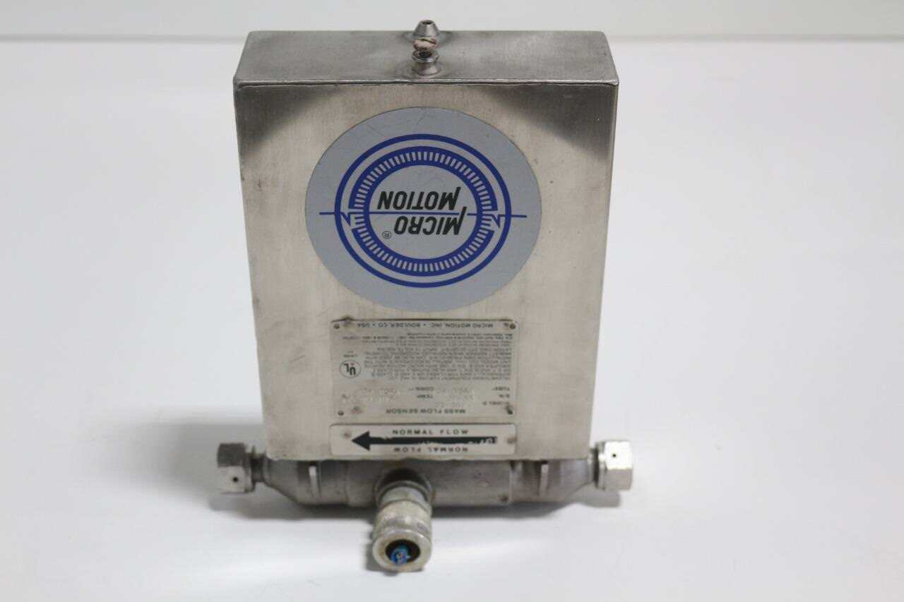Micro Motion D40S-SS Mass Flow Sensor, 1250 PSI