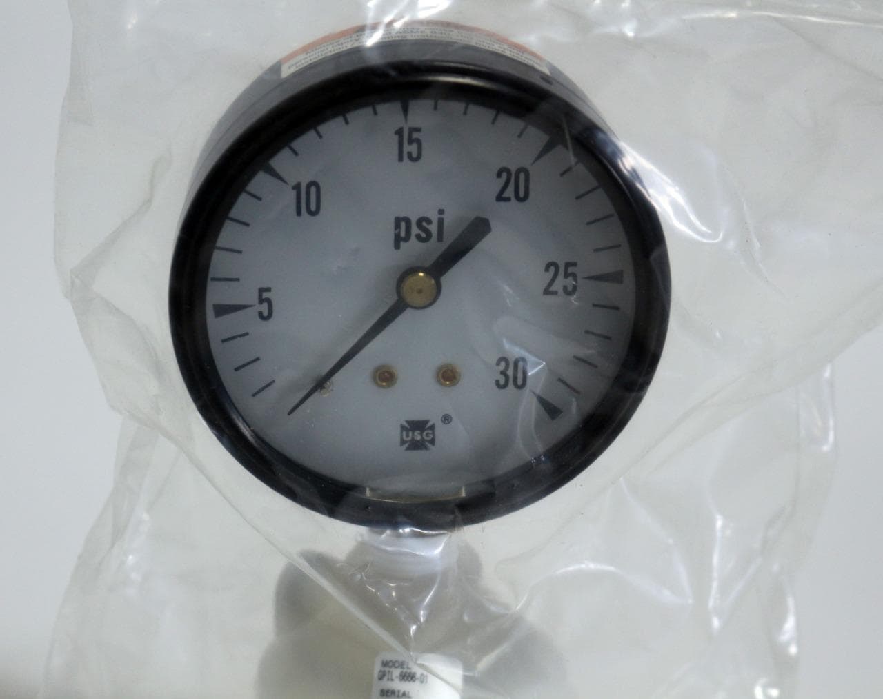 Parker GPIL-6666-01 PFA Inline Gauge Protector, 0-30 PSIG, New