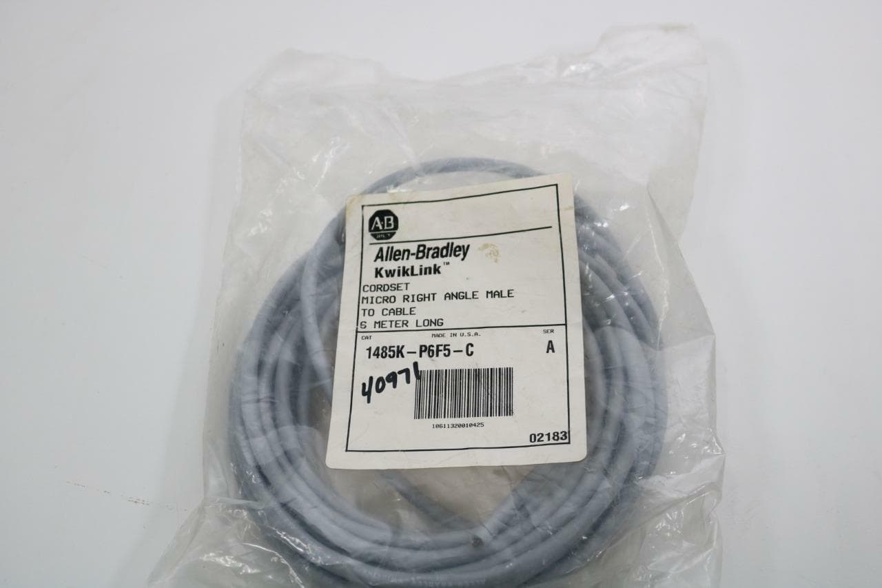 Allen-Bradley 1485KP6F5C 1485K-P6F5-C KwikLink Cordset, New