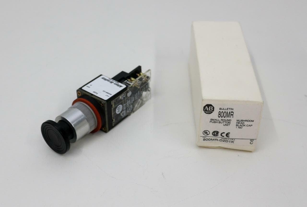 Allen-Bradley 800MRD2D1K 800MR-D2D1K Small Round Push Button