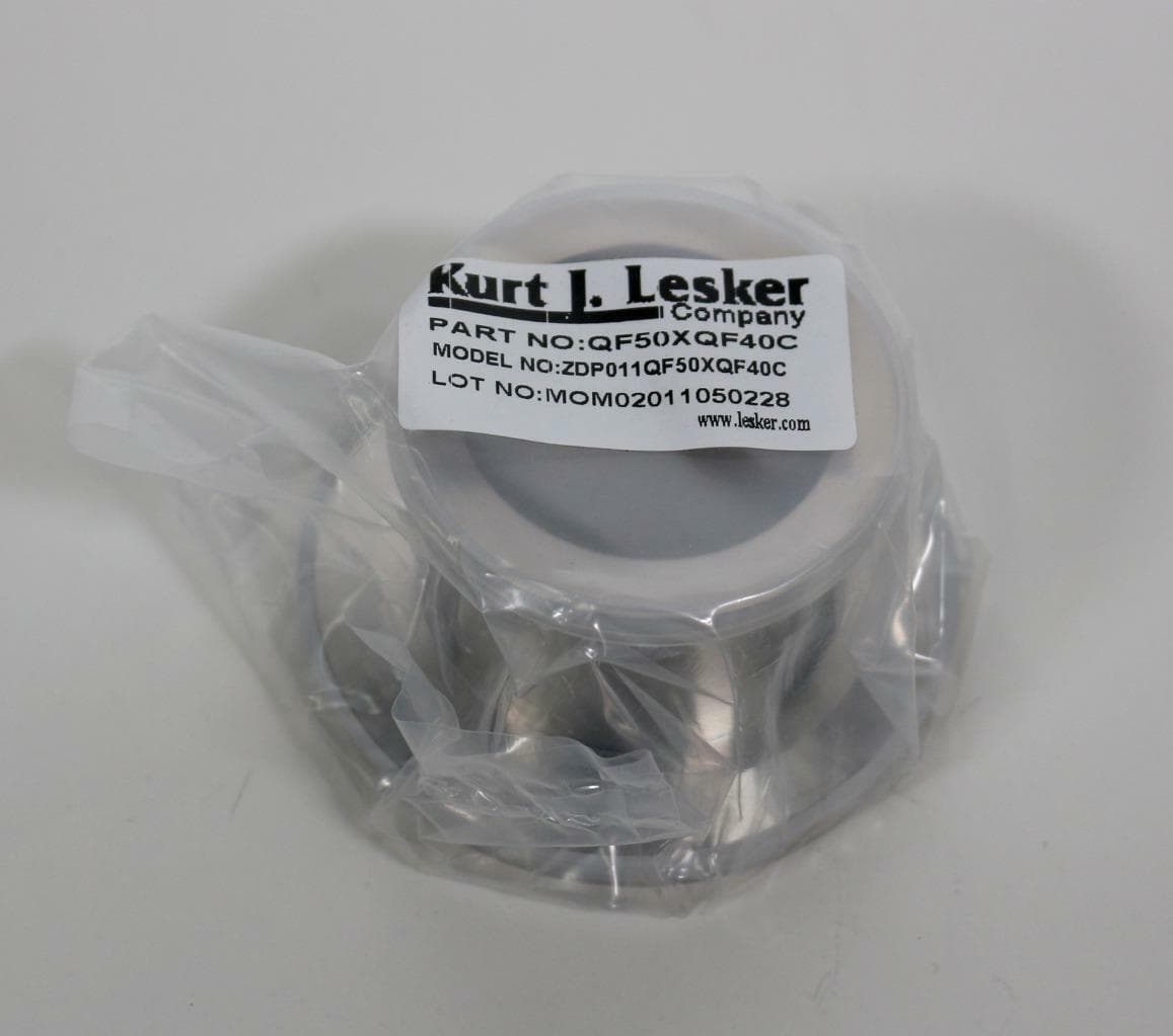 Kurt J. Lesker QF50XQF40C Straight Reducer Nipple, New