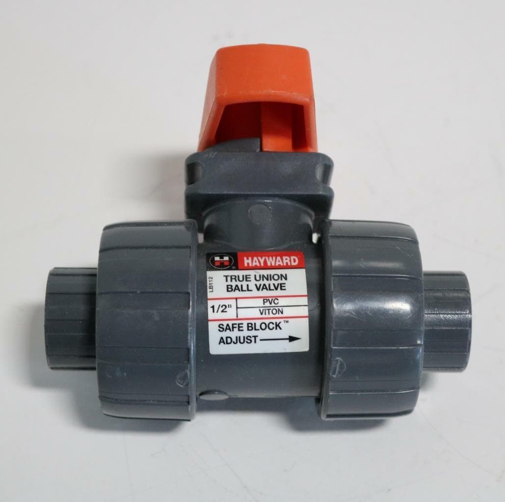 Hayward 1/2" PVC Viton True Union Ball Valve