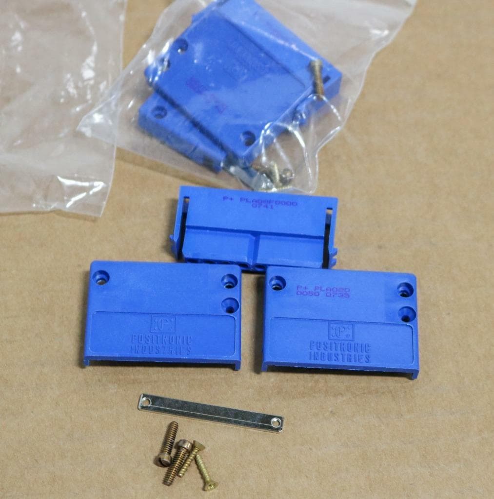 Positronic Industries PLA0800050 and PLA08F0000 Lot of 2 Electrical Connectors