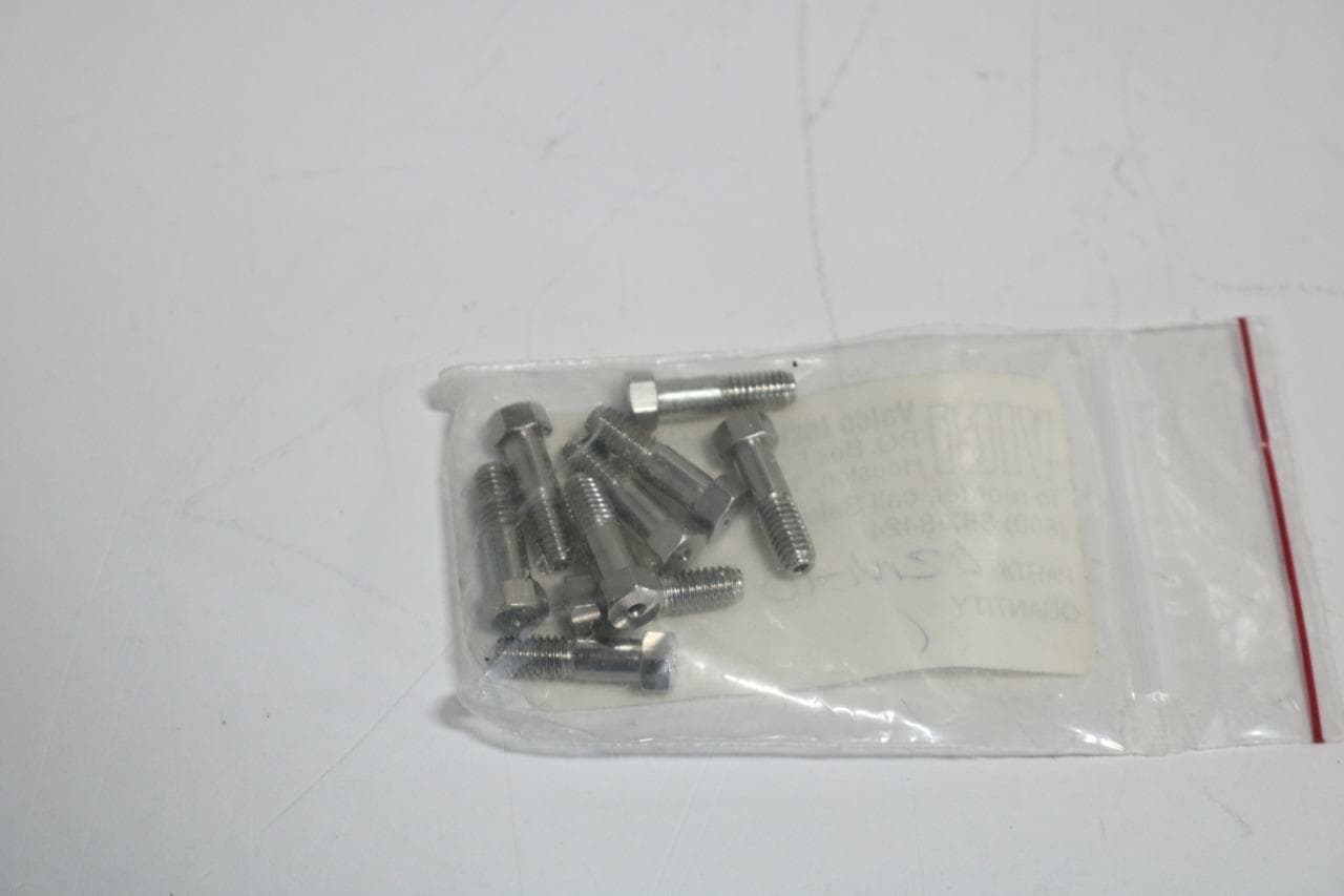 Valco Instruments LZN1 Nut 1/16", 19mm long, SS. 10 pk