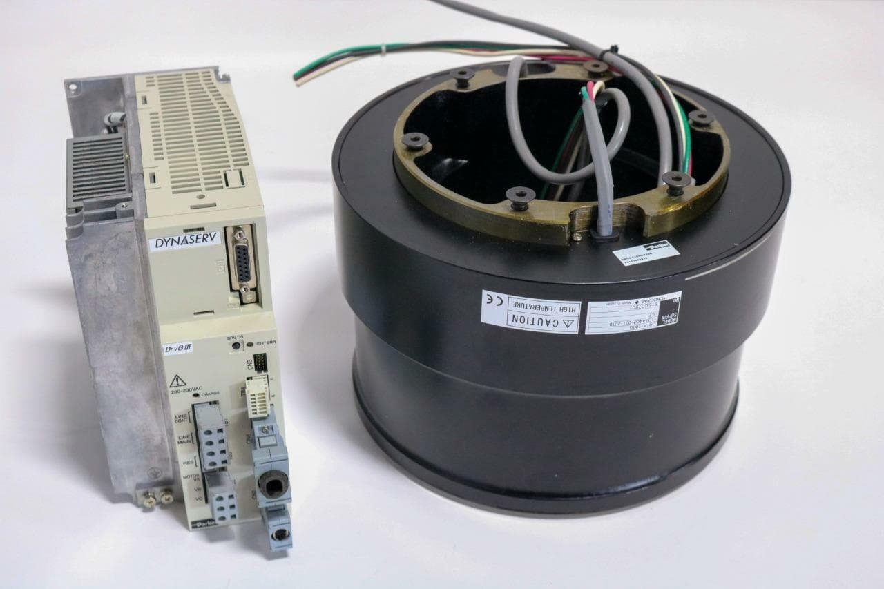 Parker Dynaserv DRG3-1100A-230B w/DrvGIII Direct Drive Brushless Servo w/ Servo