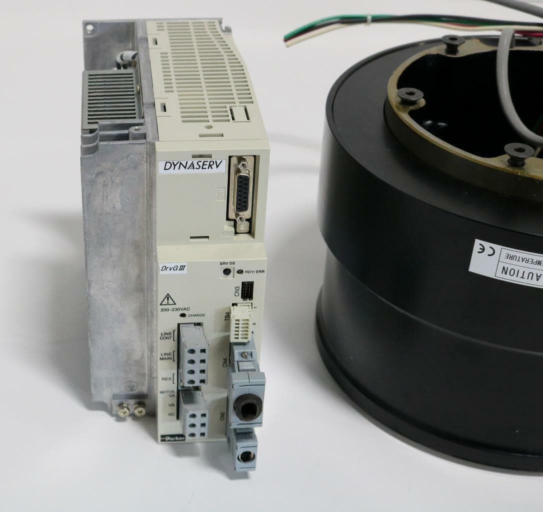 Parker Dynaserv DRG3-1100A-230B w/DrvGIII Direct Drive Brushless Servo w/ Servo