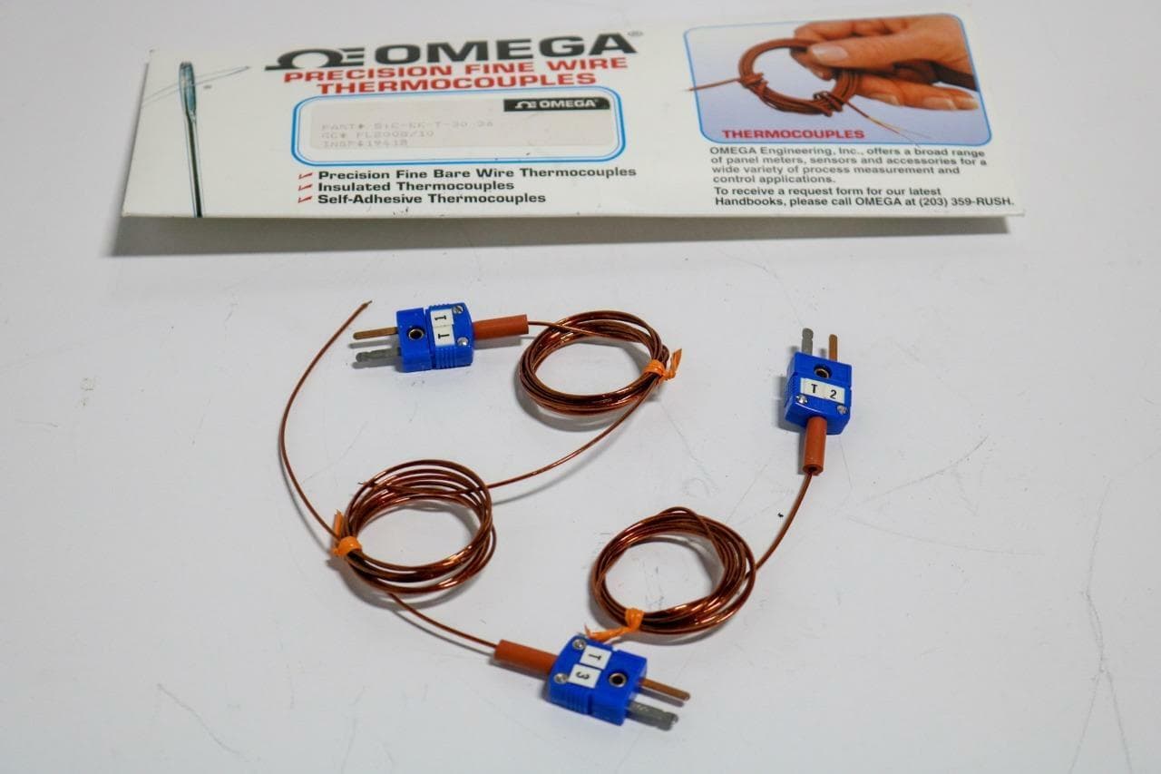 Omega 5TC-KK-T-30-36 Lot of 3 Thermocouple Wire