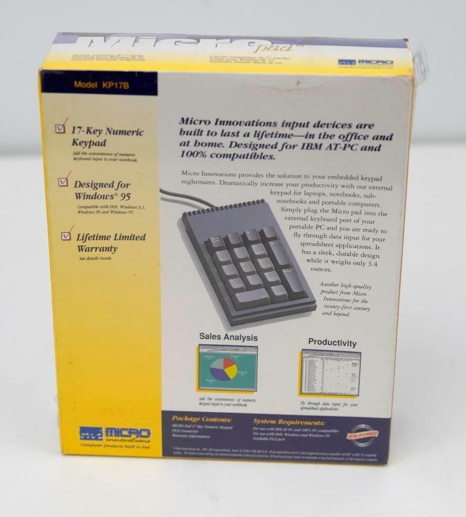 Micro Innovations KP17B Micro Pad
